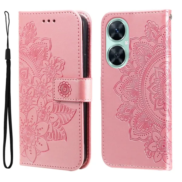 ART MANDALA Peňaženkové puzdro Huawei nova 11i ružové