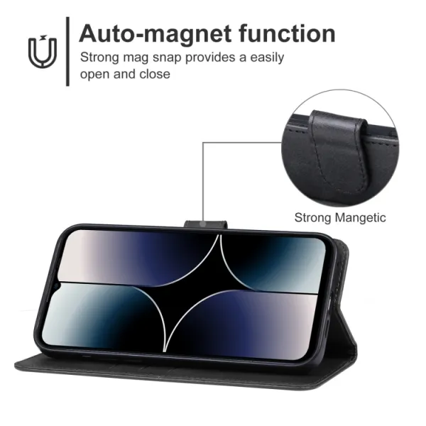 SMOOTH Peňaženkové puzdro pre Ulefone Note 16 Pro čierne