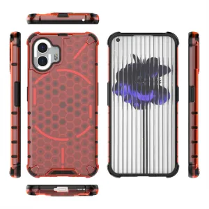 HONEYCOMB Ochranný kryt Nothing Phone 2 červený