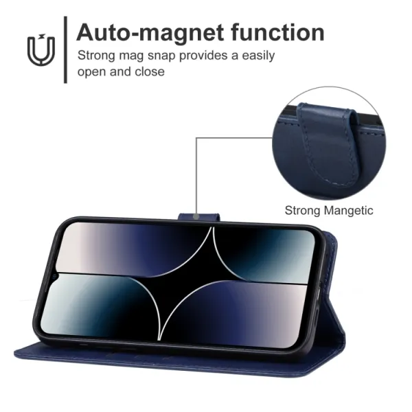 SMOOTH Peňaženkové puzdro pre Ulefone Note 16 Pro modré