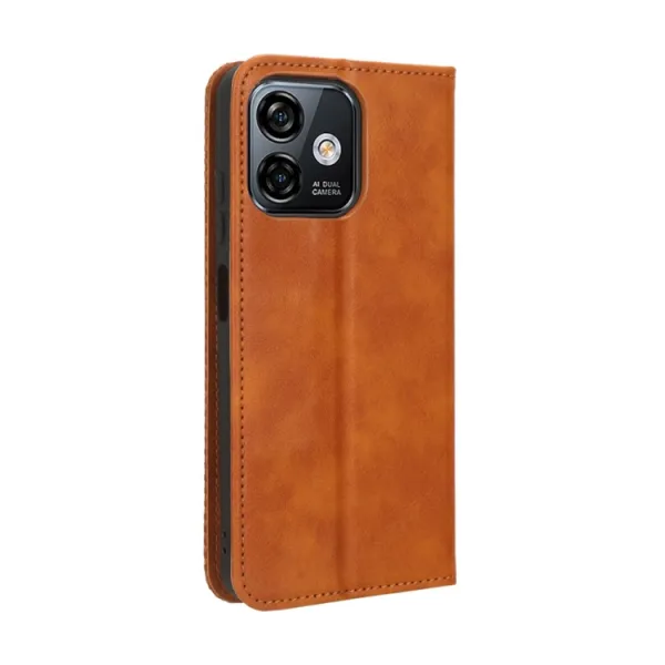 BUSINESS Peňaženkový kryt pre Ulefone Note 16 Pro hnedý