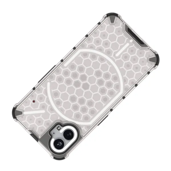 HONEYCOMB Ochranný kryt Nothing Phone 2 biely