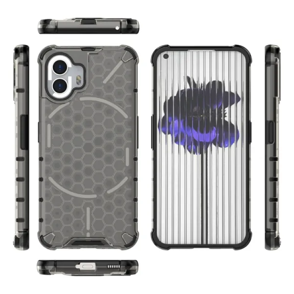 HONEYCOMB Ochranný kryt Nothing Phone 2 čierny