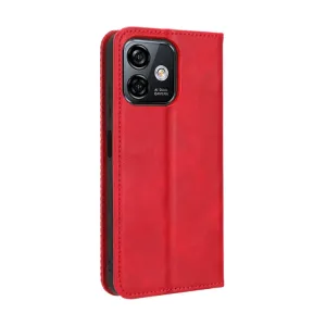 BUSINESS Peňaženkový kryt pre Ulefone Note 16 Pro červený