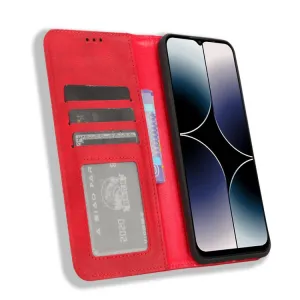 BUSINESS Peňaženkový kryt pre Ulefone Note 16 Pro červený