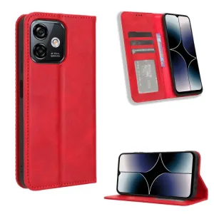 BUSINESS Peňaženkový kryt pre Ulefone Note 16 Pro červený