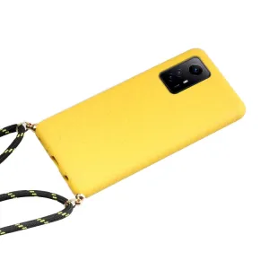 ROPE Kryt so šnúrkou Xiaomi Redmi Note 12S žltý
