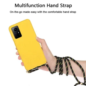 ROPE Kryt so šnúrkou Xiaomi Redmi Note 12S žltý