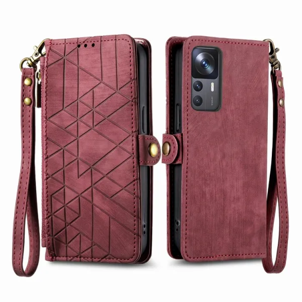 GEOM Peňaženkové puzdro pre Xiaomi 13 červené