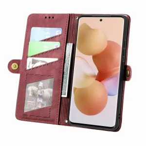 GEOM Peňaženkové puzdro pre Xiaomi 13 červené