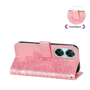 ART MANDALA Peňaženkové puzdro Huawei nova 11i ružové