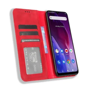 BUSINESS Peňaženkový kryt pre Cubot P60 červený