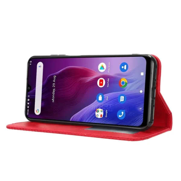 BUSINESS Peňaženkový kryt pre Cubot P60 červený