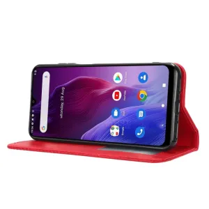 BUSINESS Peňaženkový kryt pre Cubot P60 červený