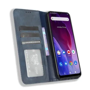 BUSINESS Peňaženkový kryt pre Cubot P60 modrý