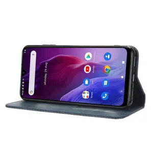 BUSINESS Peňaženkový kryt pre Cubot P60 modrý