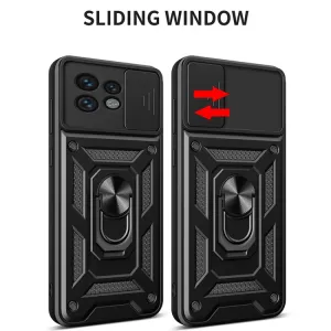 RING CAMERA Kryt s držiakom pre Motorola Edge 40 Pro čierny