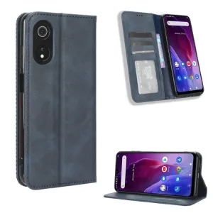 BUSINESS Peňaženkový kryt pre Cubot P60 modrý