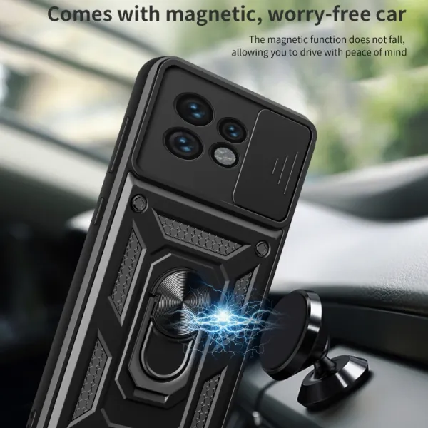 RING CAMERA Kryt s držiakom pre Motorola Edge 40 Pro čierny