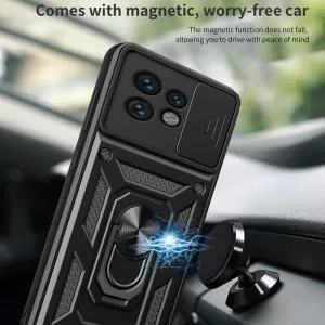 RING CAMERA Kryt s držiakom pre Motorola Edge 40 Pro čierny