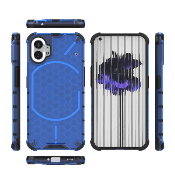 HONEYCOMB Ochranný kryt Nothing Phone 2 modrý
