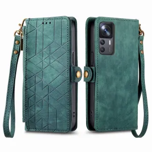 GEOM Peňaženkové puzdro pre Xiaomi 13 Lite zelené