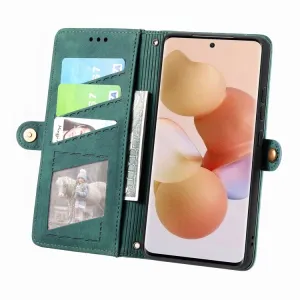 GEOM Peňaženkové puzdro pre Xiaomi 13 Lite zelené