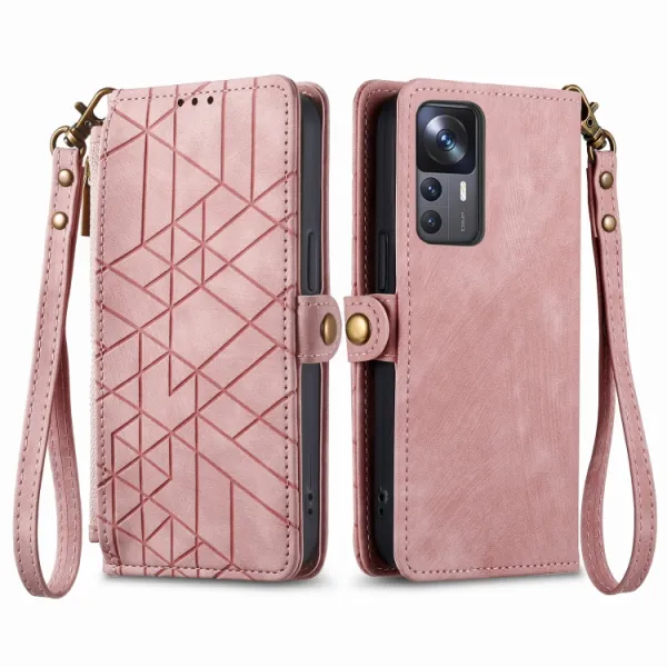 GEOM Peňaženkové puzdro pre Xiaomi 13 ružové