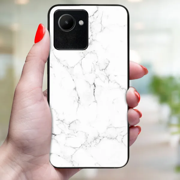 MY ART Ochranný kryt Realme C30 WHITE MARBLE (144)