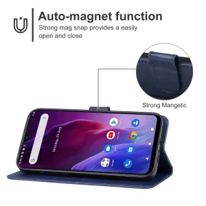 SMOOTH Peňaženkové puzdro pre Cubot P60 modré