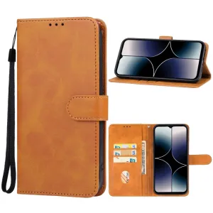 SMOOTH Peňaženkové puzdro pre Ulefone Note 16 Pro hnedé