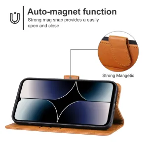 SMOOTH Peňaženkové puzdro pre Ulefone Note 16 Pro hnedé
