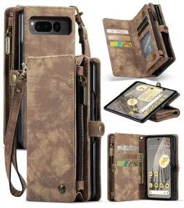 WALLET Ochranný kryt s peňaženkou 2v1 pre Google Pixel Fold hnedý