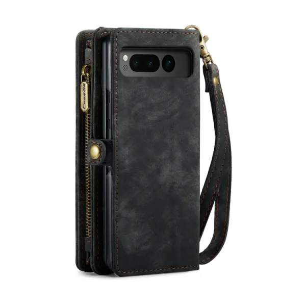 WALLET Ochranný kryt s peňaženkou 2v1 pre Google Pixel Fold čierny