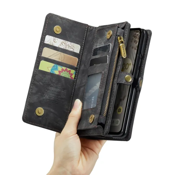 WALLET Ochranný kryt s peňaženkou 2v1 pre Google Pixel Fold čierny
