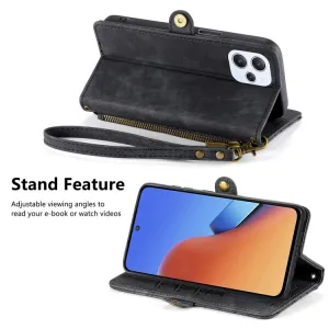 GEOM Peňaženkové puzdro pre Xiaomi Redmi Note 12 čierne