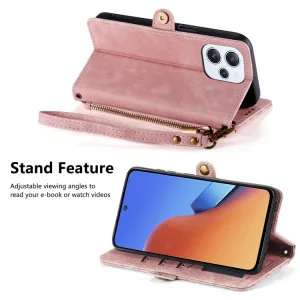 GEOM Peňaženkové puzdro pre Xiaomi Redmi Note 12S ružové