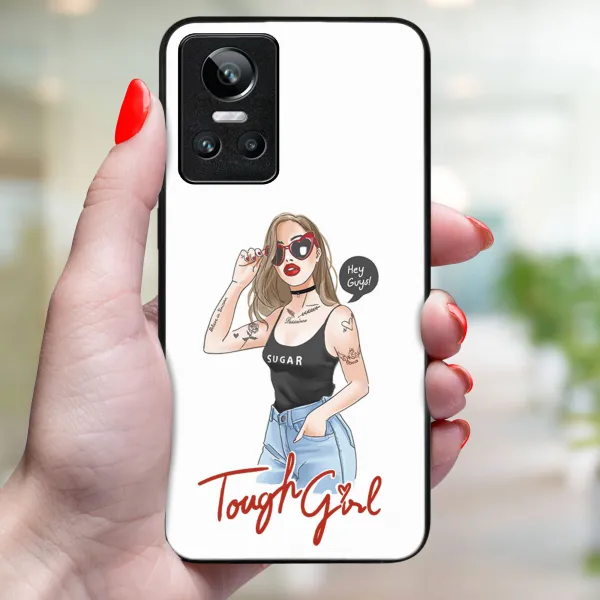 MY ART Ochranný kryt Realme GT Neo3 TOUGH GIRL (131)