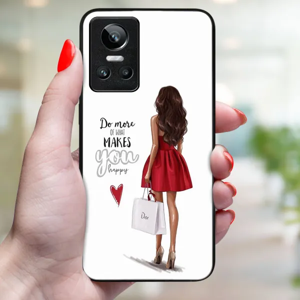 MY ART Ochranný kryt Realme GT Neo3 RED DRESS (137)