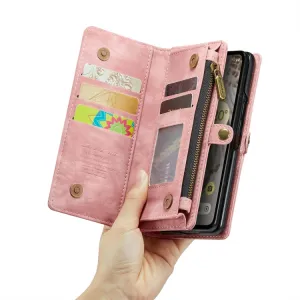 WALLET Ochranný kryt s peňaženkou 2v1 pre Google Pixel Fold ružový