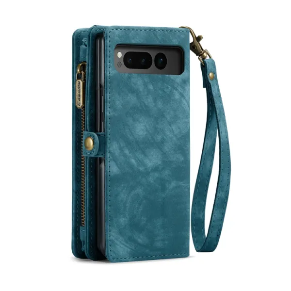 WALLET Ochranný kryt s peňaženkou 2v1 pre Google Pixel Fold modrý