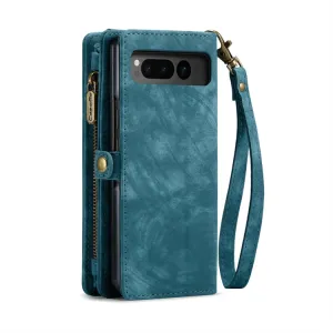 WALLET Ochranný kryt s peňaženkou 2v1 pre Google Pixel Fold modrý