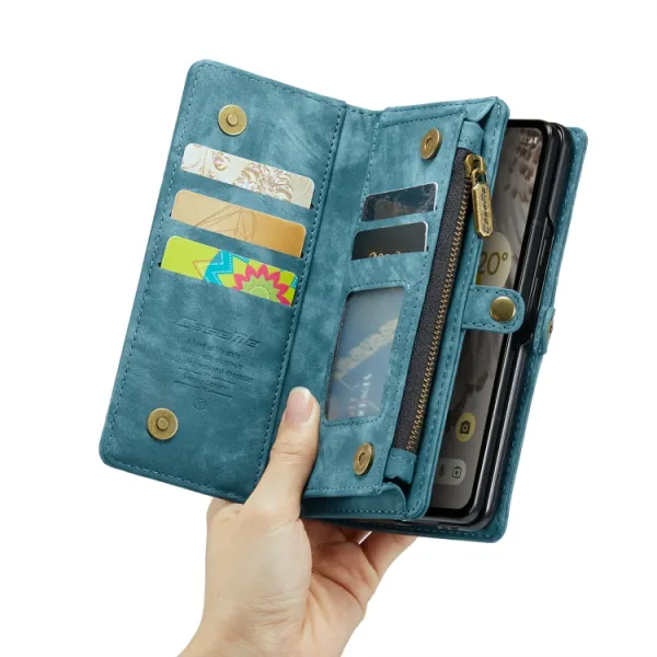 WALLET Ochranný kryt s peňaženkou 2v1 pre Google Pixel Fold modrý