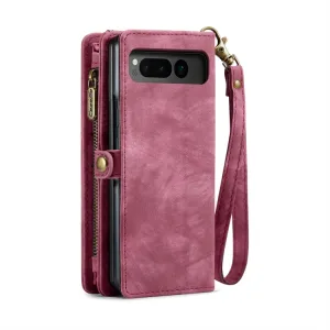 WALLET Ochranný kryt s peňaženkou 2v1 pre Google Pixel Fold červený