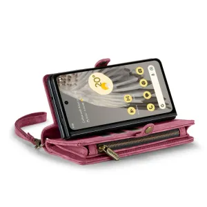 WALLET Ochranný kryt s peňaženkou 2v1 pre Google Pixel Fold červený