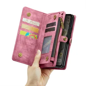 WALLET Ochranný kryt s peňaženkou 2v1 pre Google Pixel Fold červený
