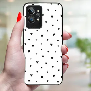 MY ART Ochranný kryt Realme GT2 Pro BLACK HEARTS (167)