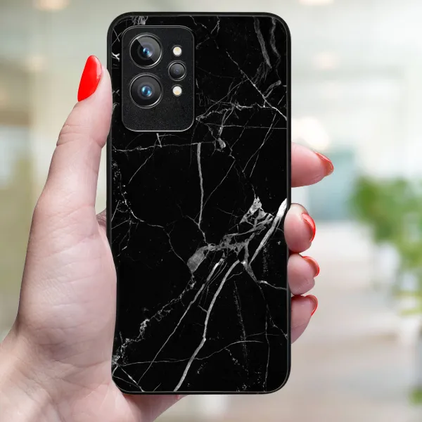 MY ART Ochranný kryt Realme GT2 Pro BLACK MARBLE (142)
