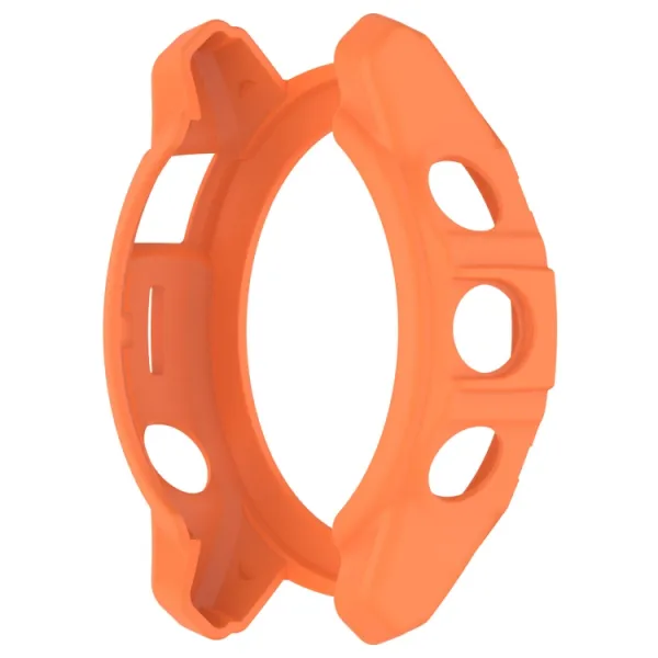 TPU HALF COVER Obal pre Garmin Fenix 7S / Fenix 7S Pro oranžový