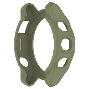 TPU HALF COVER Obal pre Garmin Fenix 7S / Fenix 7S Pro zelený